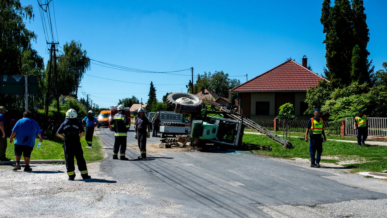 2500 liter gyomirtó borult ki Segesden a Teleki utcában