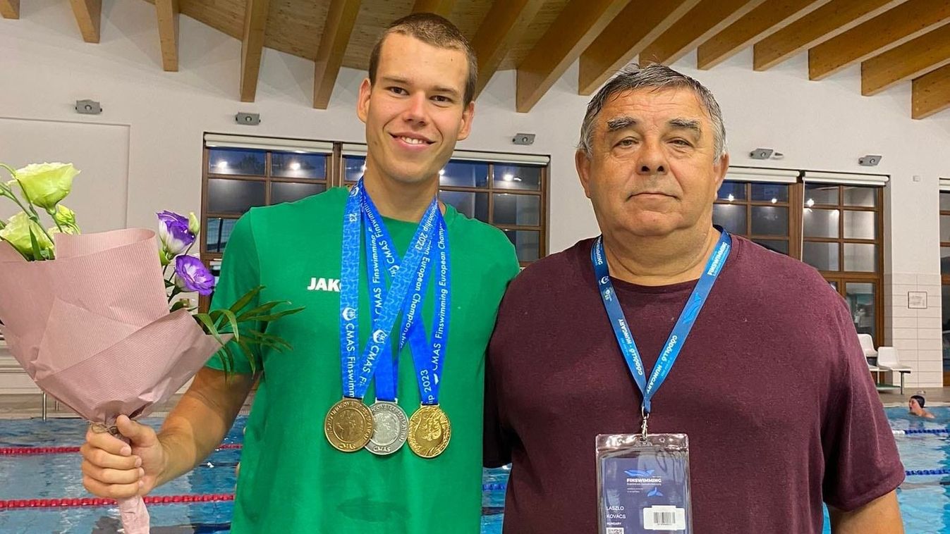 A váltóval lett Európa-bajnok a kaposvári Lengyeltóti Bence
