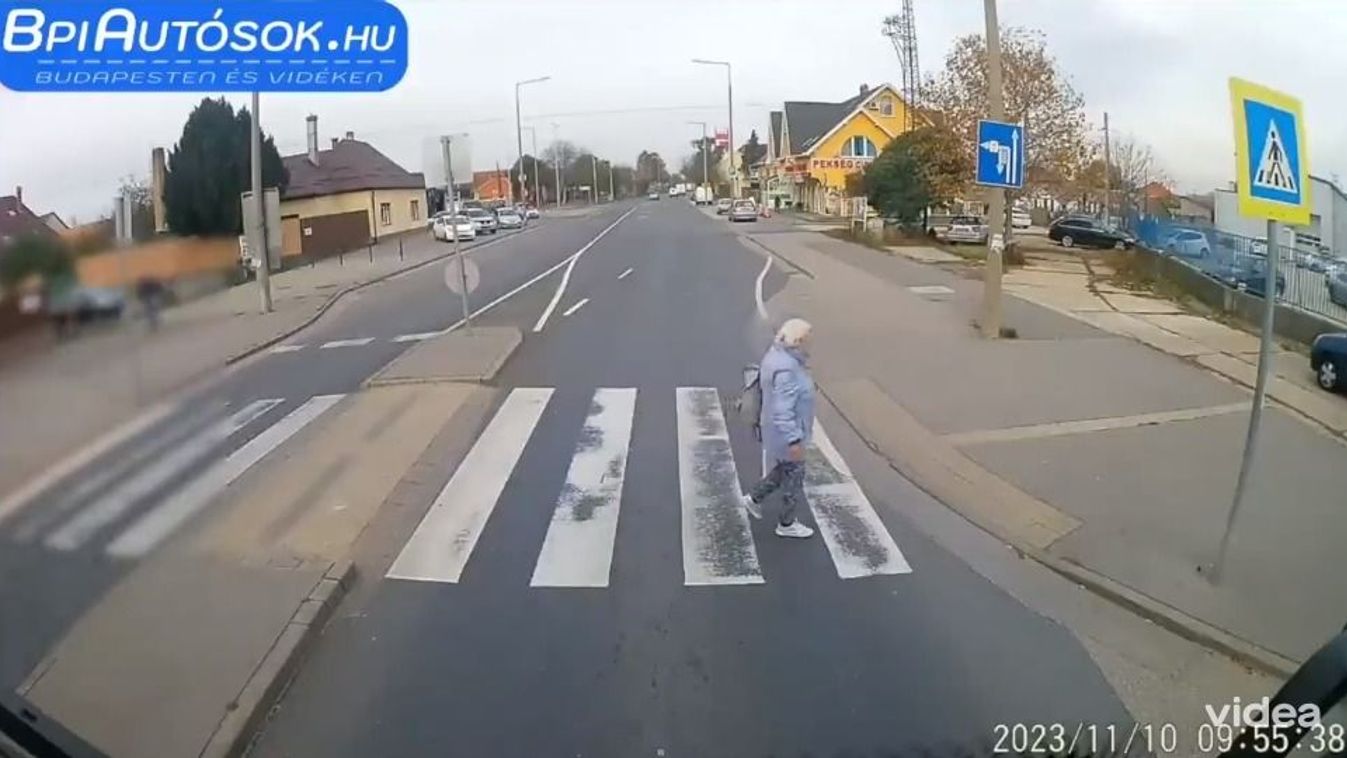Ezt látni kell: átengedték a zebrán az idős nőt, így reagált (videó)