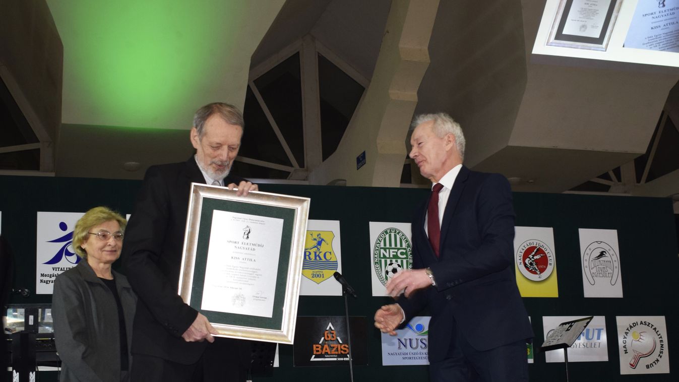 Nagyatádon életműdíjakat adtak át a városi sportbálon