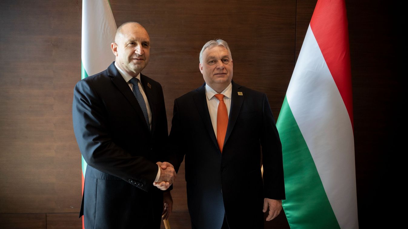 Orbán Viktor Bulgária elnökével tárgyalt