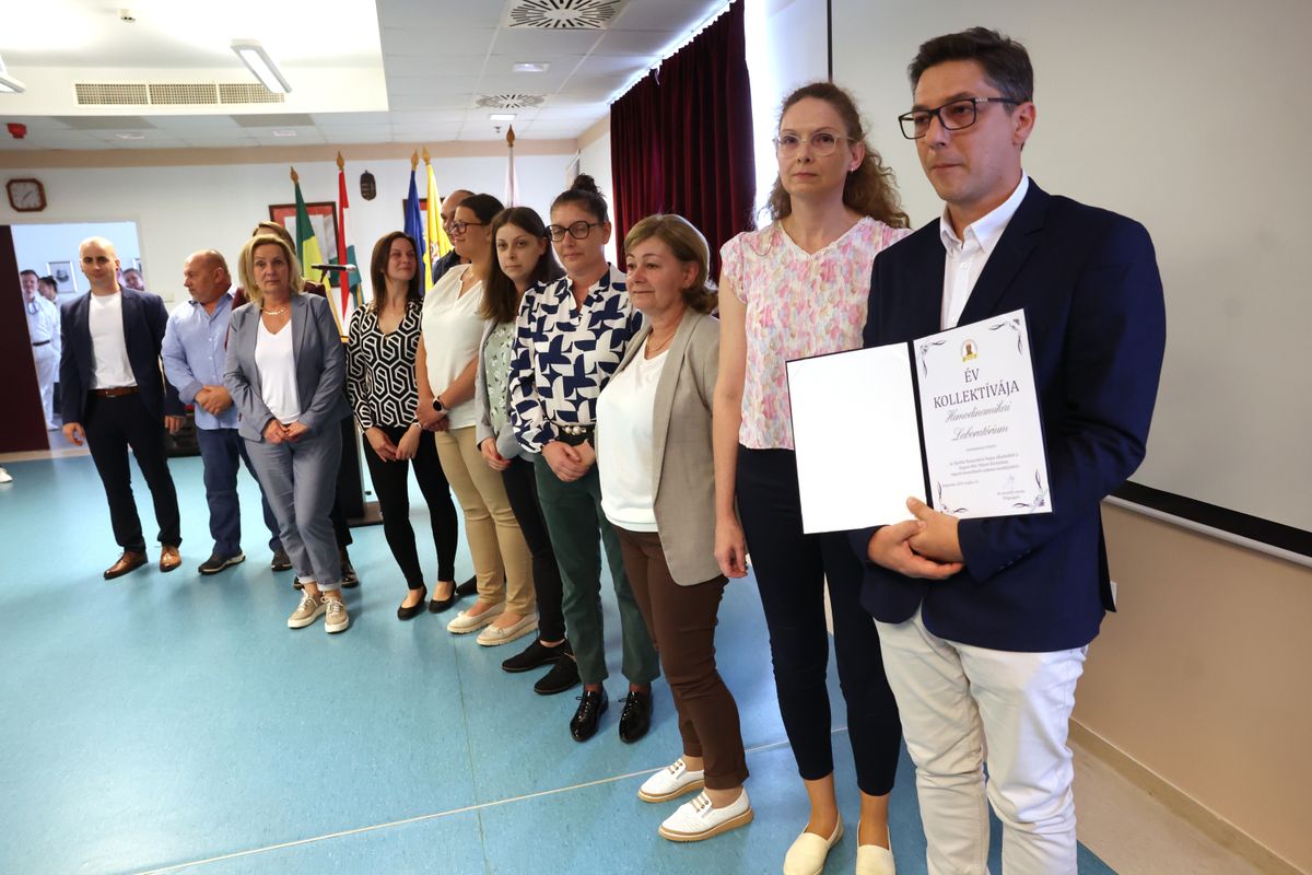 Több mint húsz díjat adtak át az Ápolók Nemzetközi Napján a Somogy Vármegyei Kaposi Mór Oktató Kórházban csütörtökön.