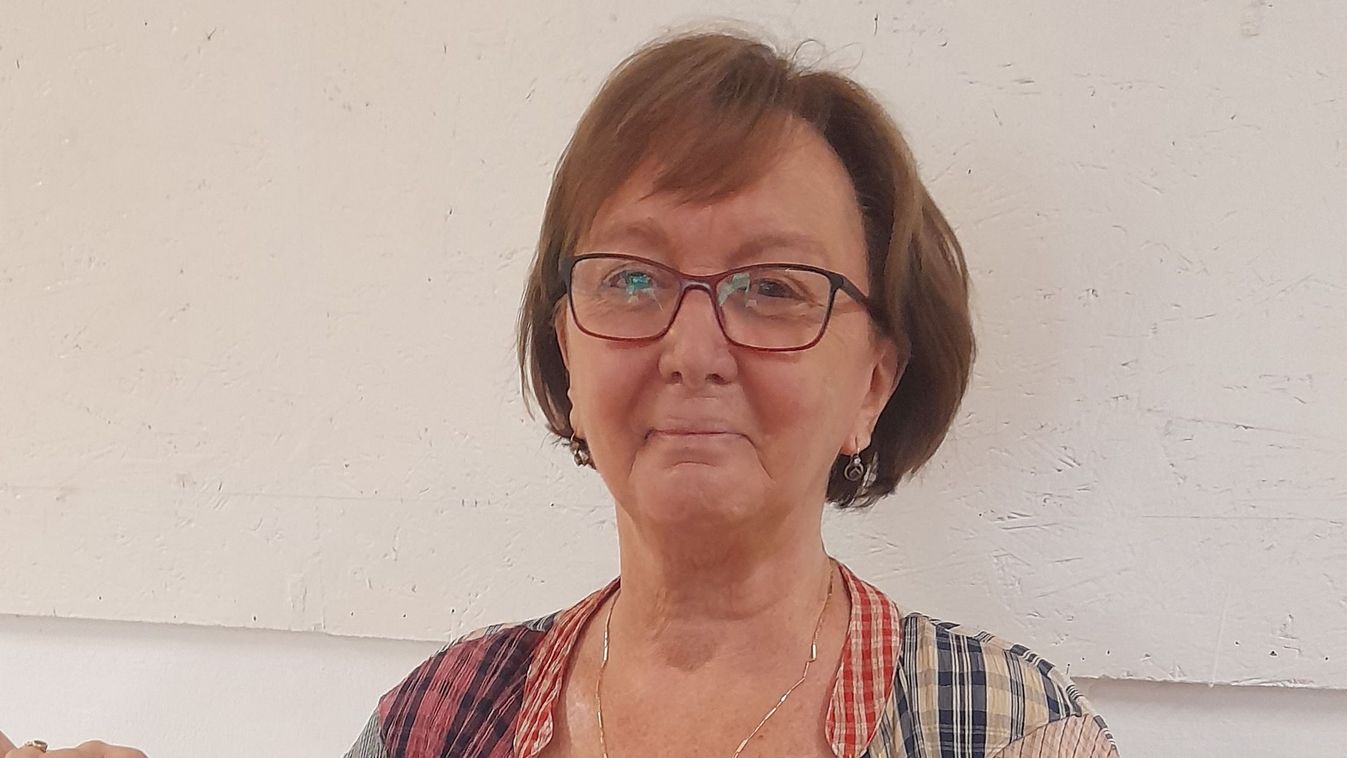Textilképbe hímezte a Balaton élővilágát a kaposvári alkotó