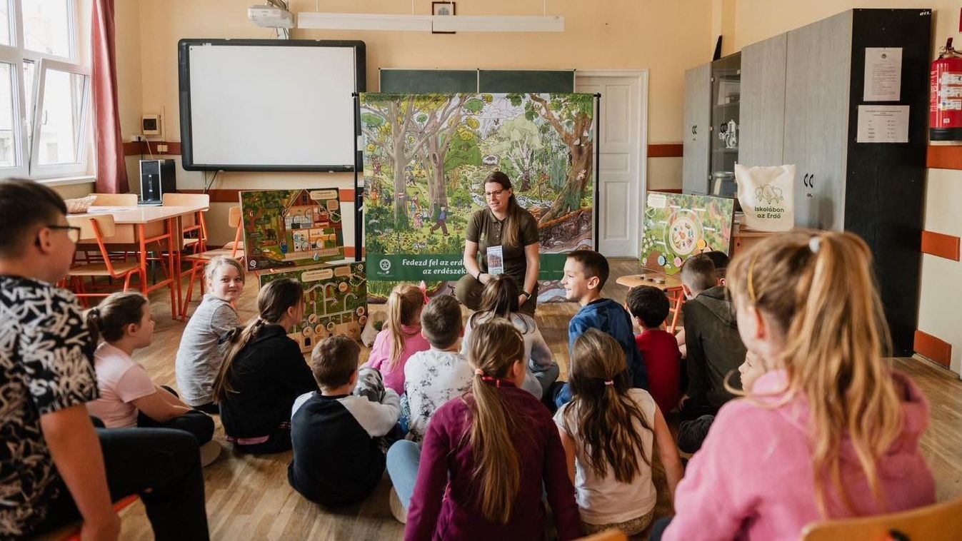 Újabb 30 ezer gyermek környezeti nevelését segíti az Iskolában az Erdő Program