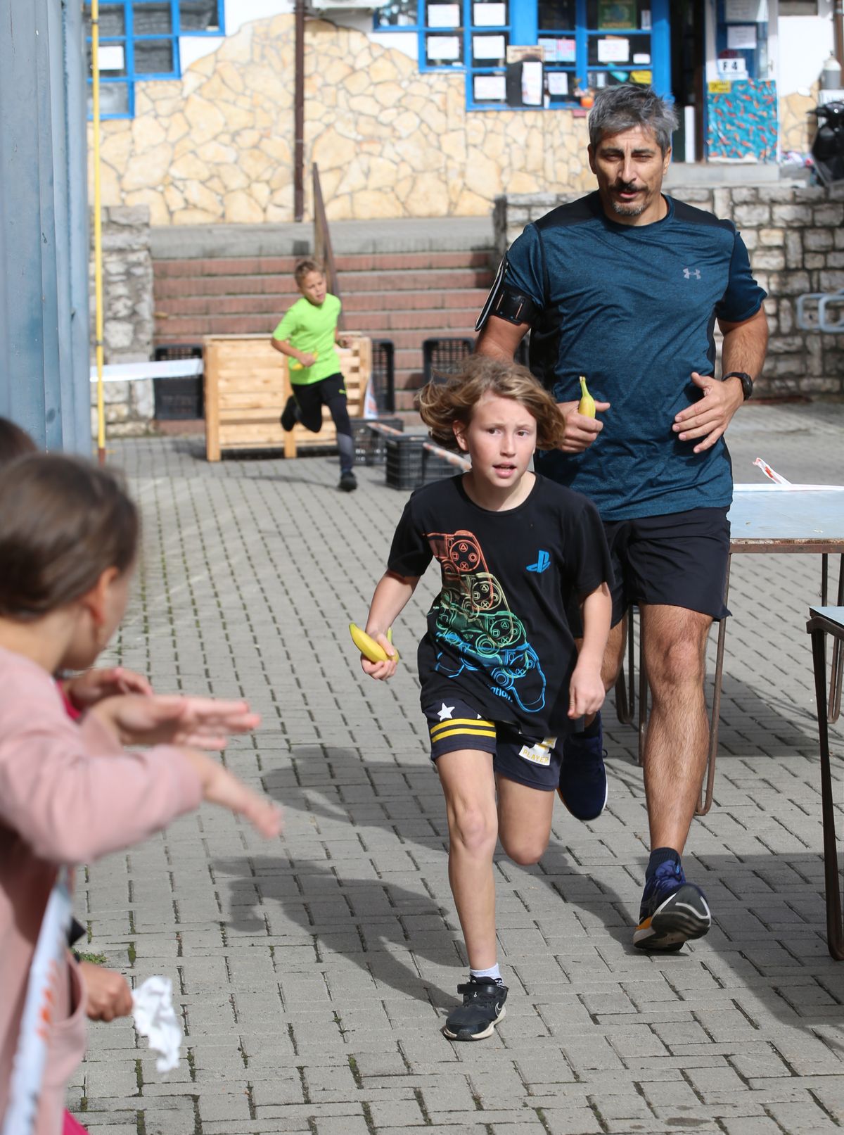 Sokat tehenek magukért és az iskolákért is a férfiak, ha csatlakoznak a Millió lépés programhoz Fotó: Lang Róbert 