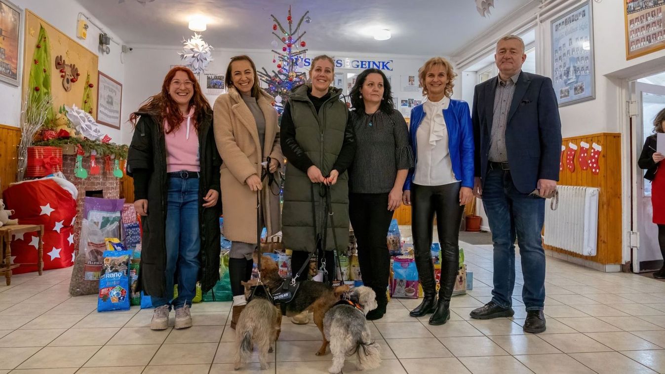 Otthontalan állatoknak gyűjtöttek két autónyi adományt a balatonboglári iskolások