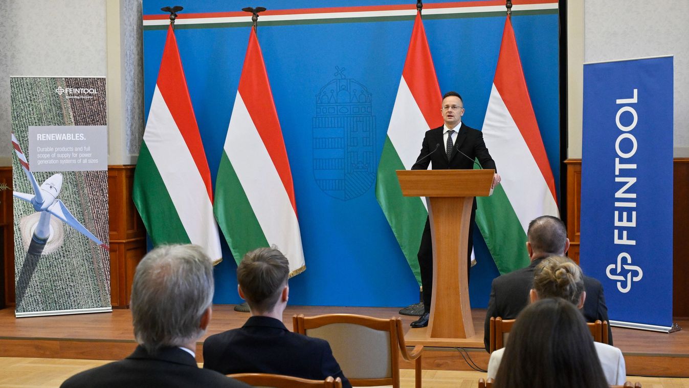 Szijjártó Péter: Európában az egyik legvonzóbb beruházási környezet Magyarországon jött létre