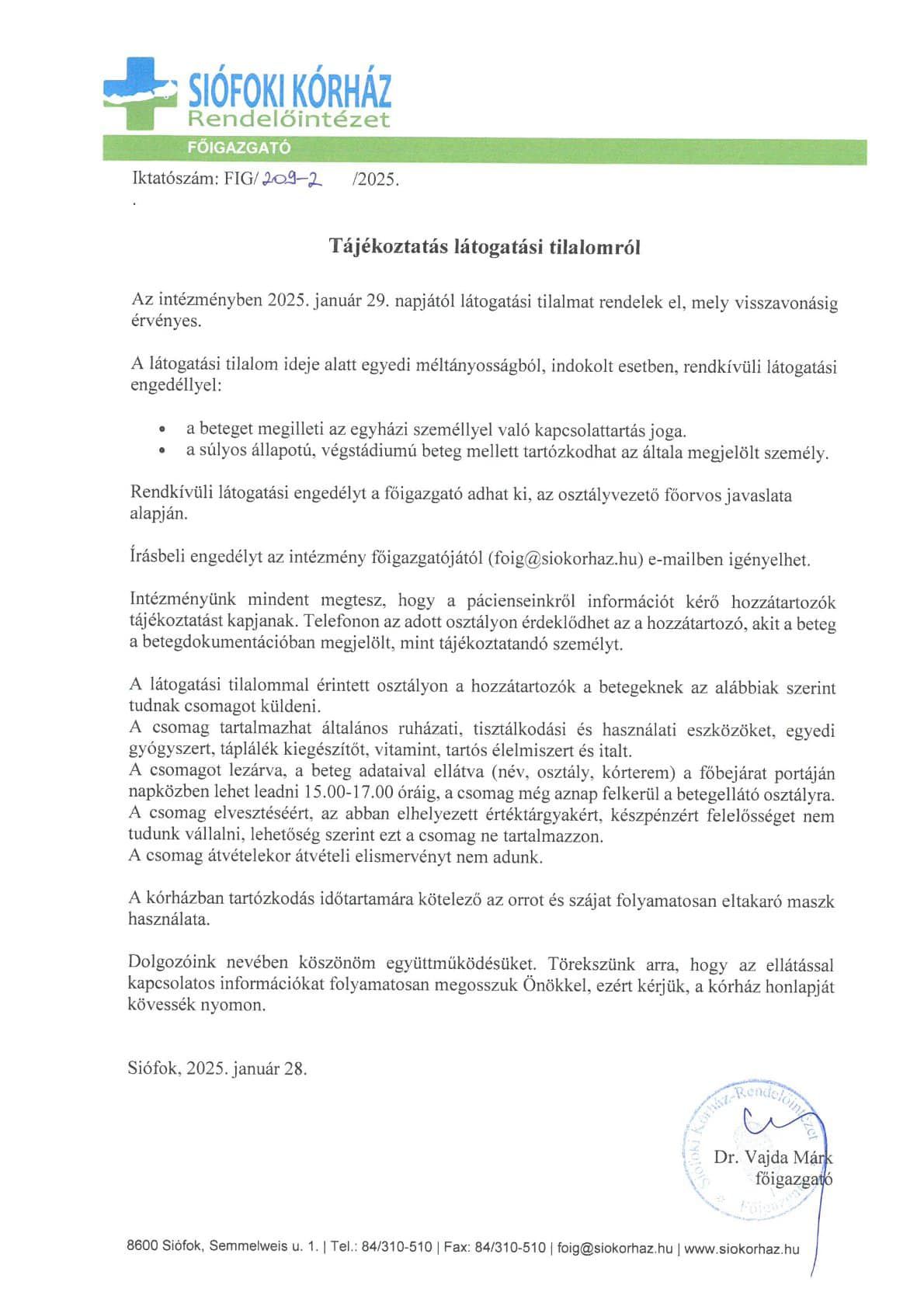 siófok kórház