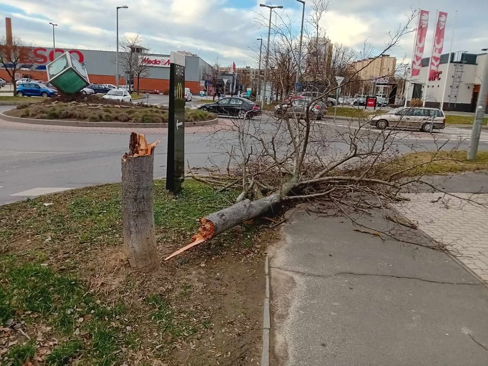 viharos szél