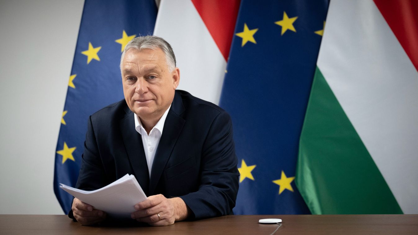 A miniszterelnök videokonferencia keretében tárgyalt az EU állam- és kormányfőivel