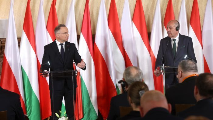 Andrzej Duda és Sulyok Tamás látogatása Kaposváron
