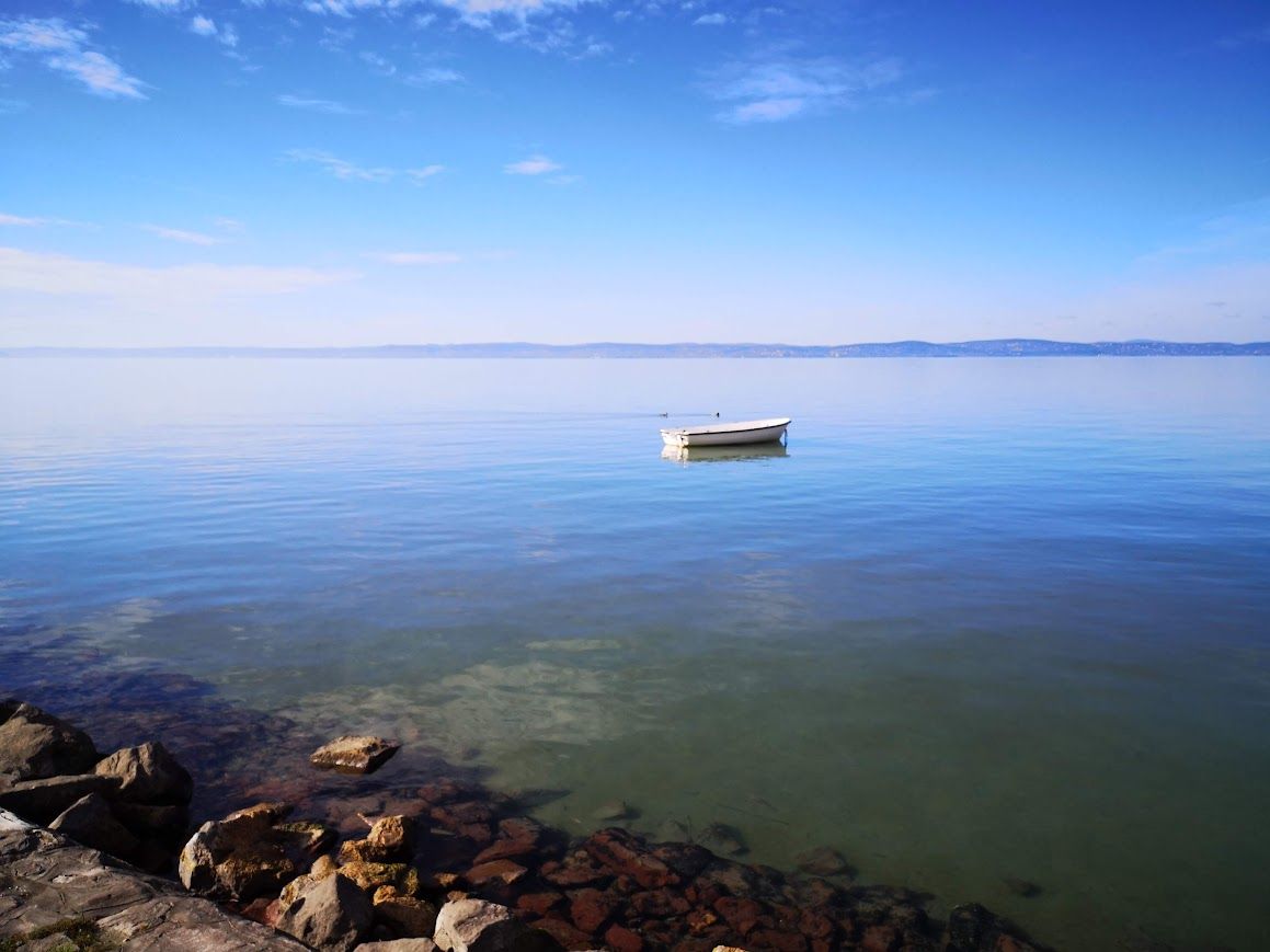 Alga, Balaton, Siófok, víz, csónak