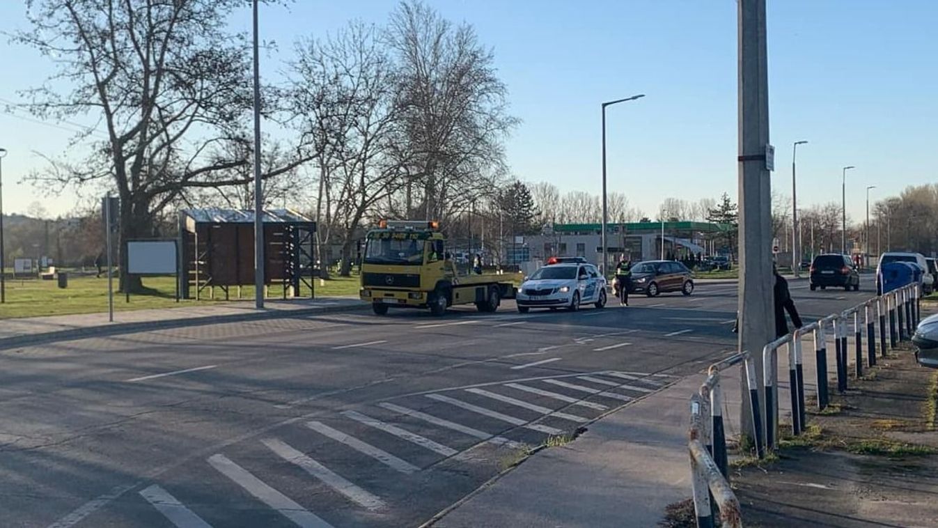 Két autó ütközött frontálisan Kaposváron