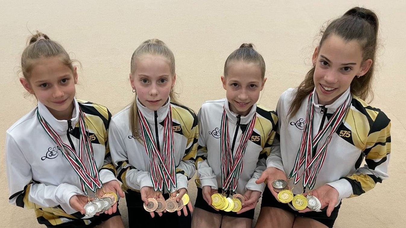 Kiemelkedően szerepelt az LSC a ritmikus gimnasztika magyar bajnokságán