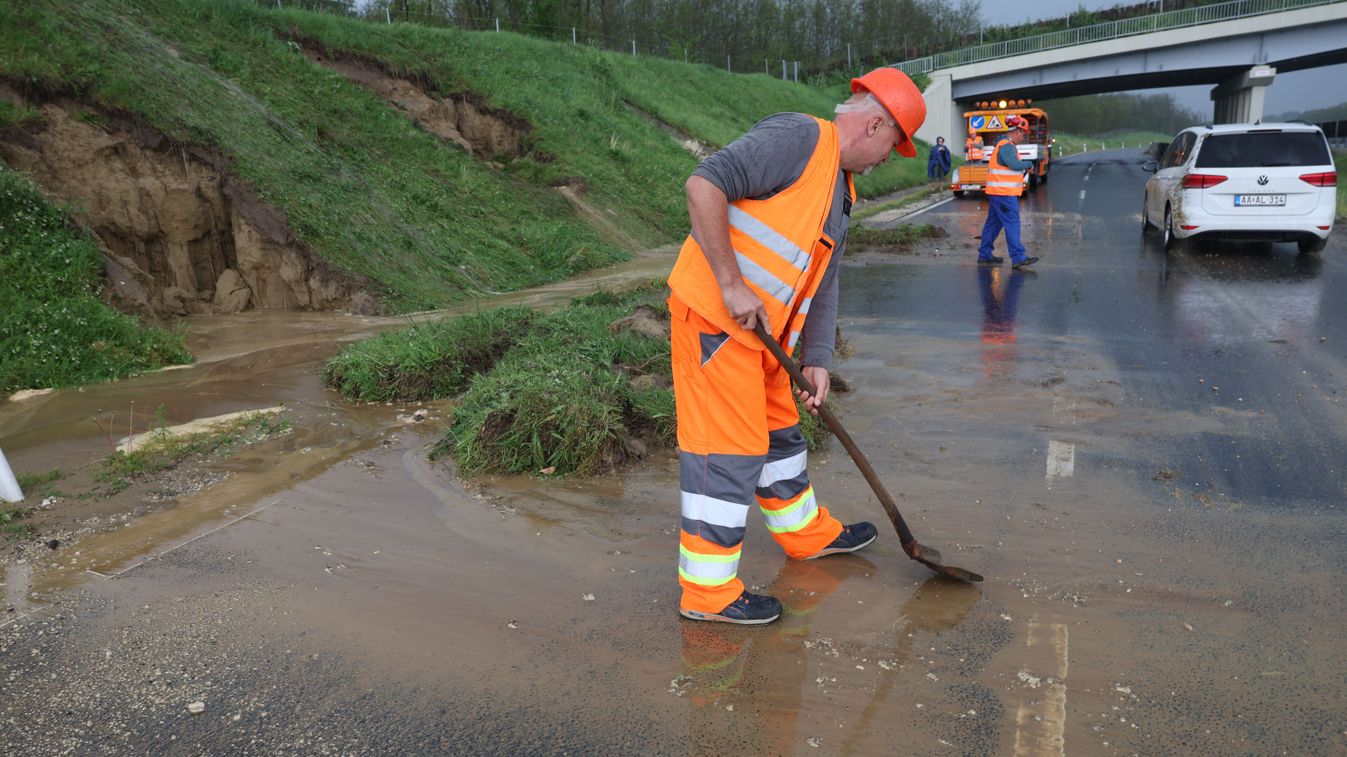 Zivatarzóna, sártenger és villámárvíz – telibe kapta Somogyot a hidegfront