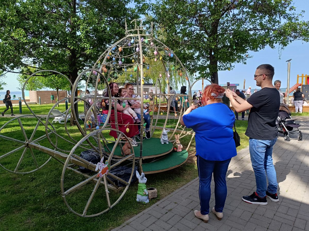 Nagystrand, Siófok, húsvét, Nyusziparti