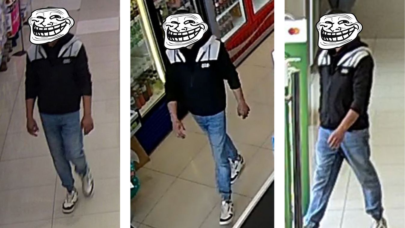 Kaputelefonos videón, ahogy a menő srác szétlopkodja a boltot - segítsünk keresni