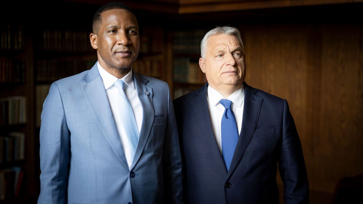 Orbán Viktor fogadta a botswanai államfőt