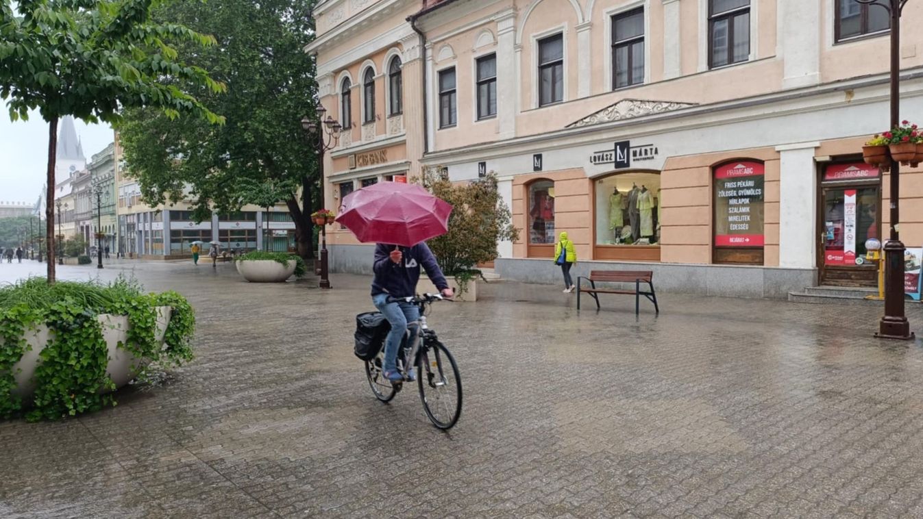 Jégesőt hoz a felhőszakadás – erőteljes lehűlés érkezik