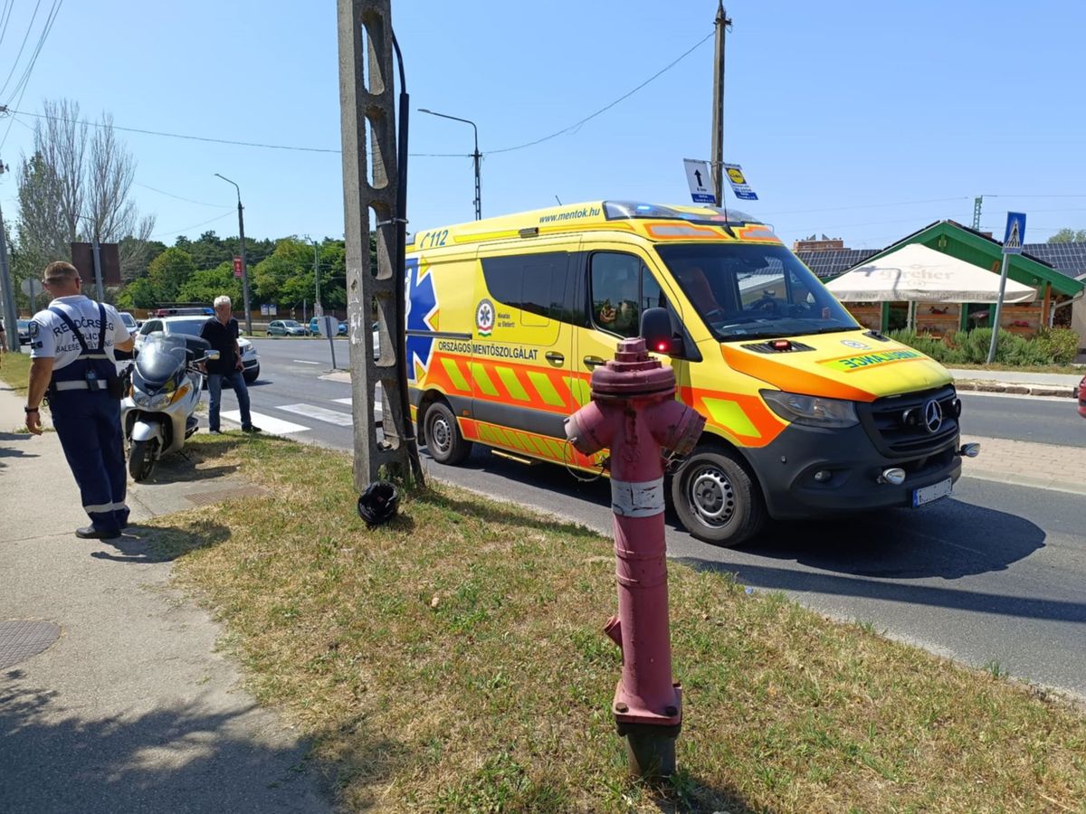 A motoros miatt kórházba került a nő