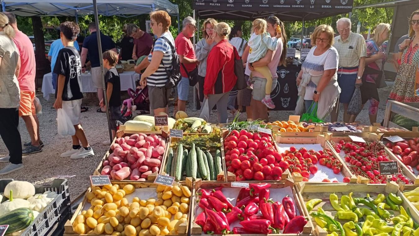 Annuska néni kerti virágaitól a gurmé libapástétomig – minden van a sóstói piacon