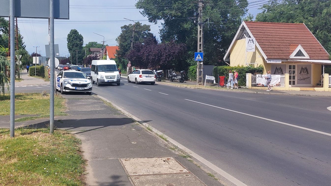 Motor és autó karambolozott – mentő érkezett Balatonlellére