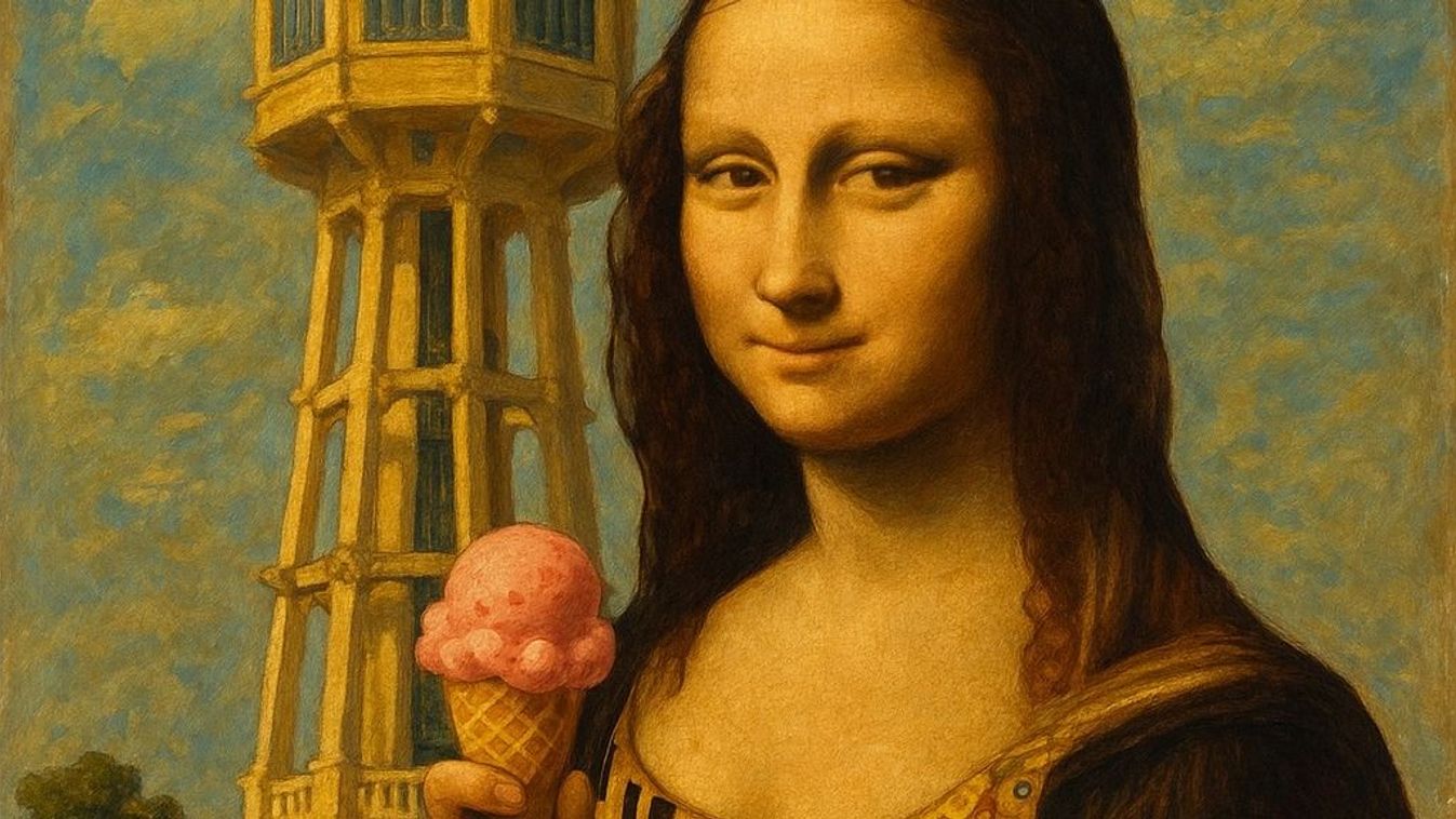 Tényleg a Balaton partján fagyizott Mona Lisa? Úgy néz ki