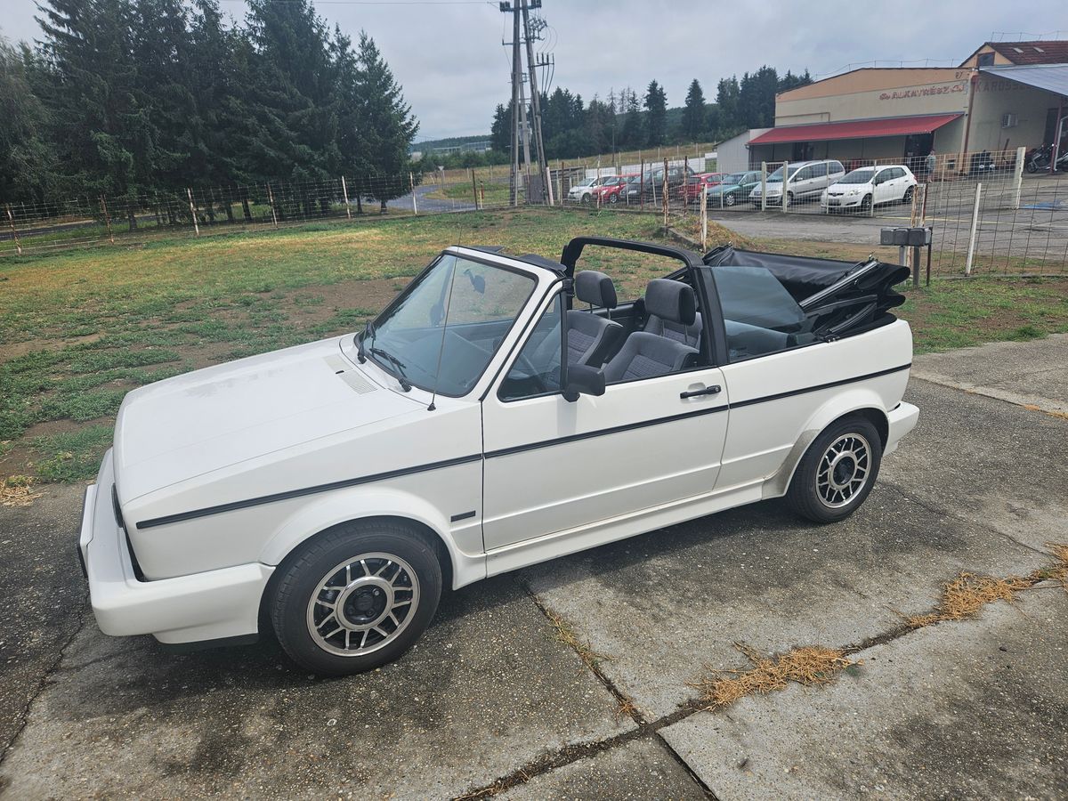 Delibeli Mátyás első veterán autója egy Volkswagen Golf 1 Cabrio