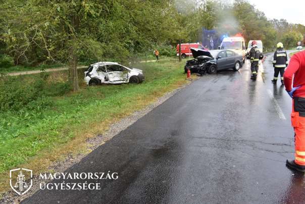 A baleset helyszíne a 68-as főúton