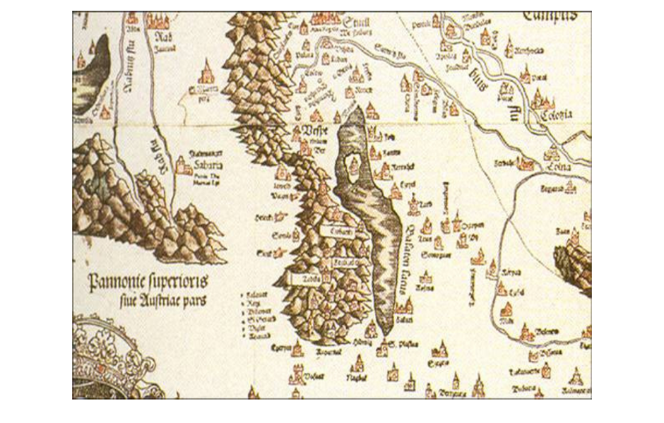 Losta: Lázár deák térképe a Balatonról 1514 körül