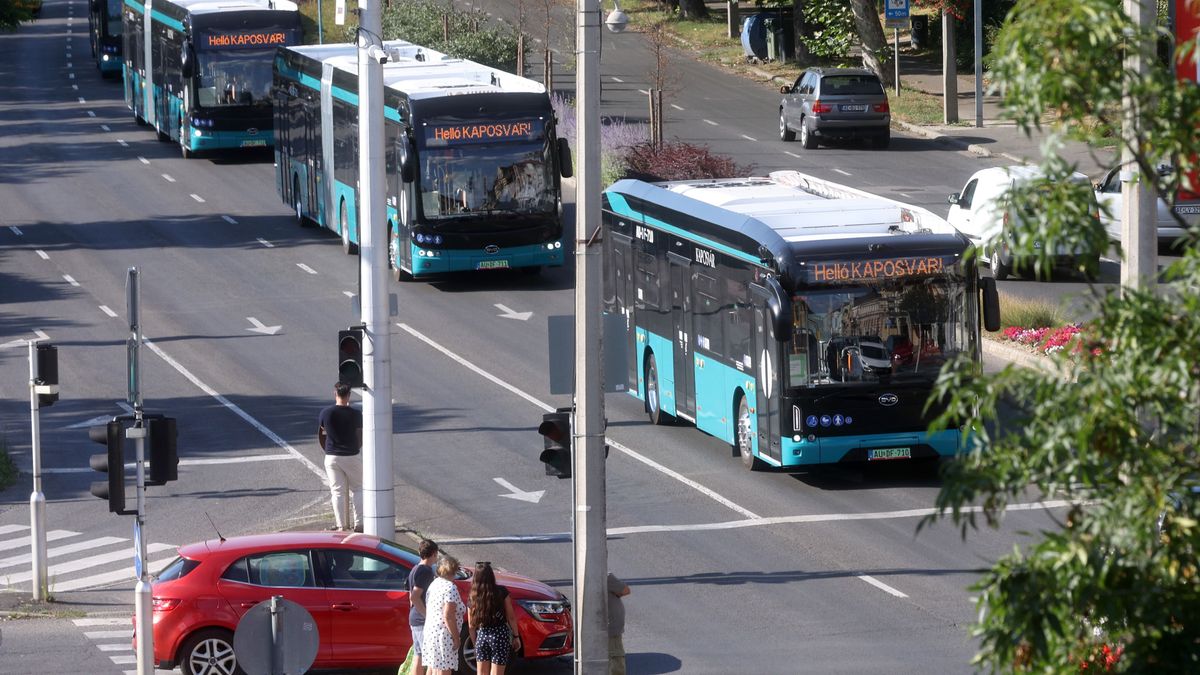 Helló, KAPOSVÁR! – 13 új elektromos BYD busz érkezett egyszerre Kaposvárra