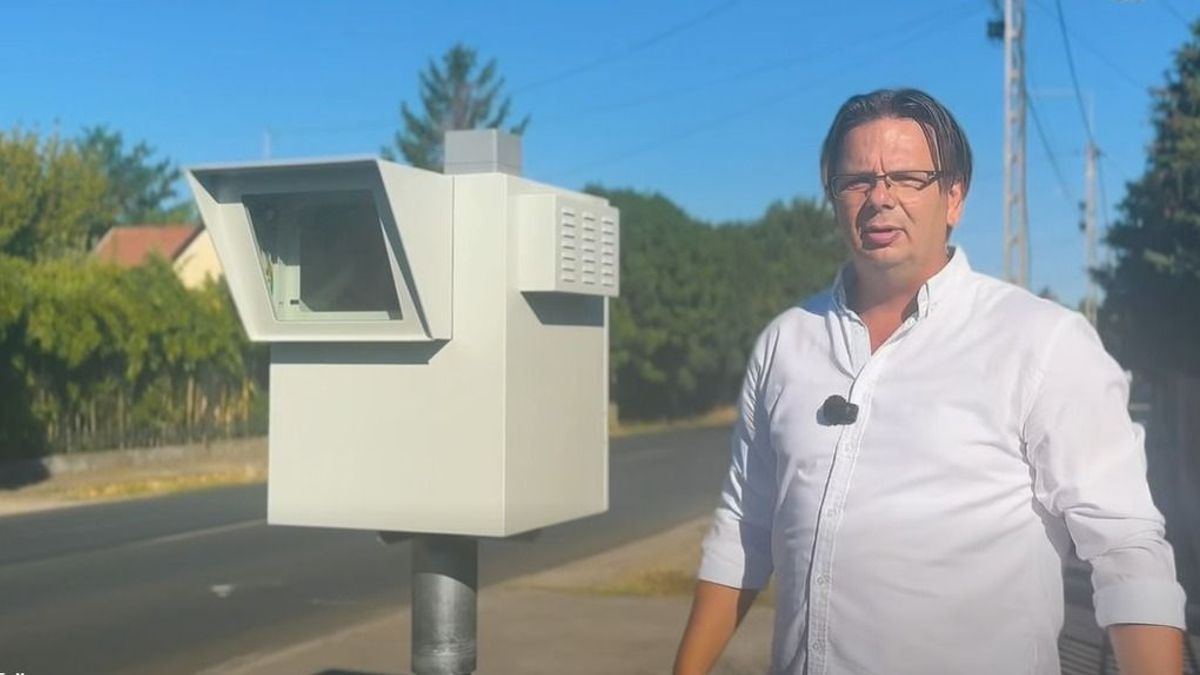 Kaszál az új szupertraffi Lellén: mindenkit kiszúr a modern sebességmérő