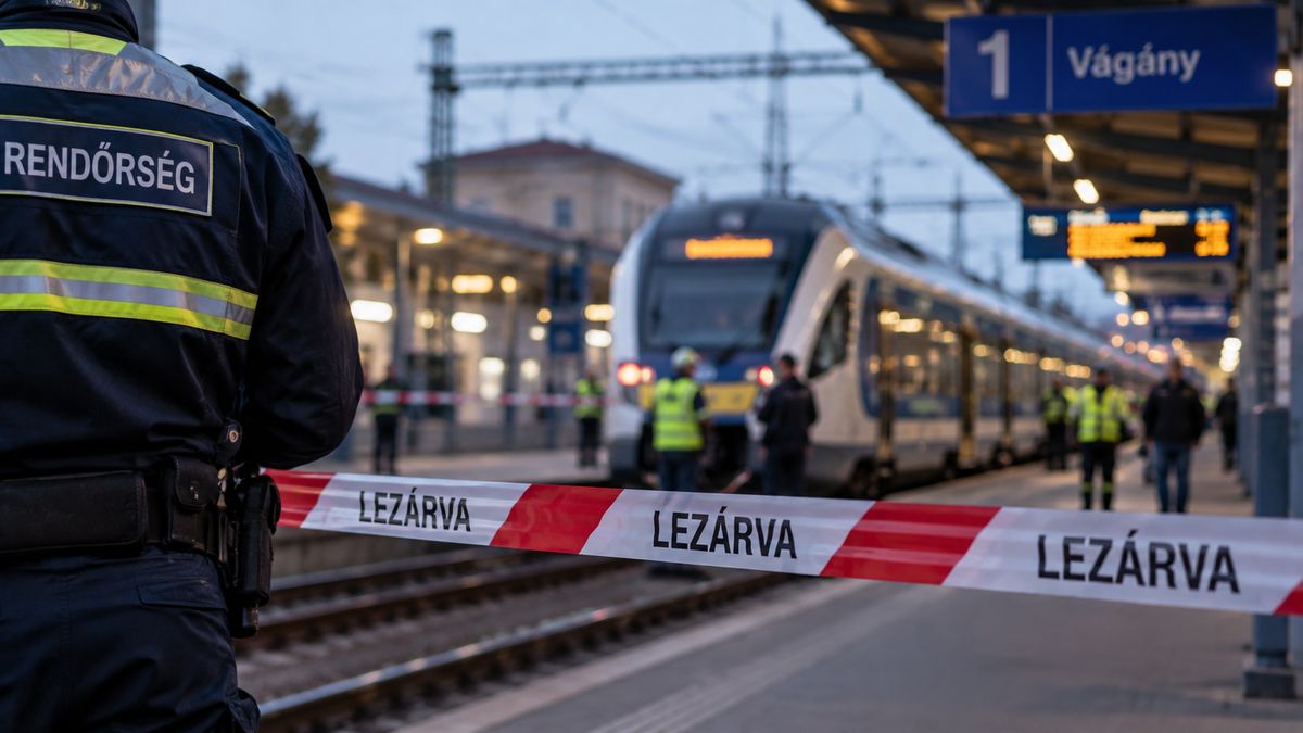 Bombariadó miatt fennakadások vannak a pécsi és a kaposvári vasúti vonalon