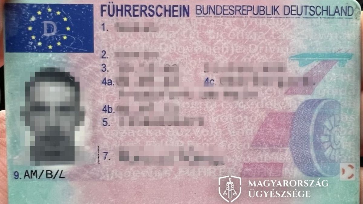 Rajzolt magának egy német jogsit, és halálra döbbent, hogy megbukott vele
