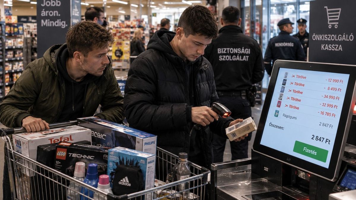 Zsenitalálkozó a balatonboglári hipermarketben: kéziszkennerrel próbáltak csalni és lopni