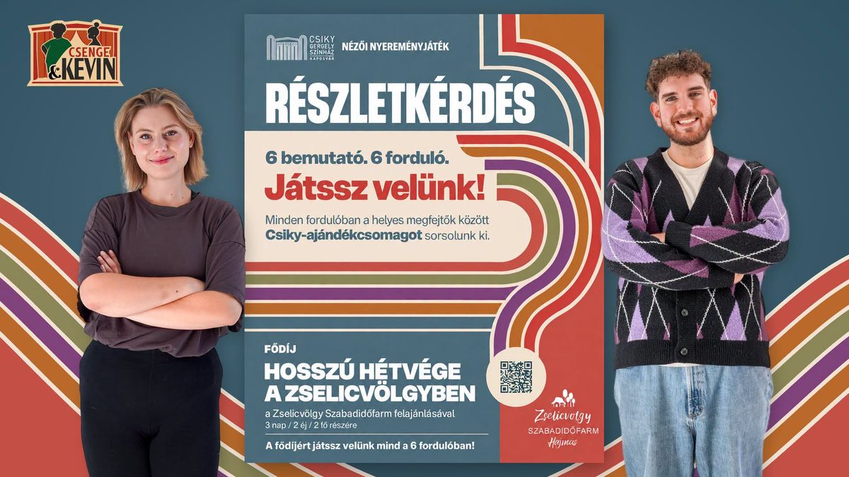 Díjazza a figyelmet a Csiky Gergely Színház – nyereményjáték indult a nézőknek